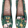 Africa Emerald Silk Slipper (Women)