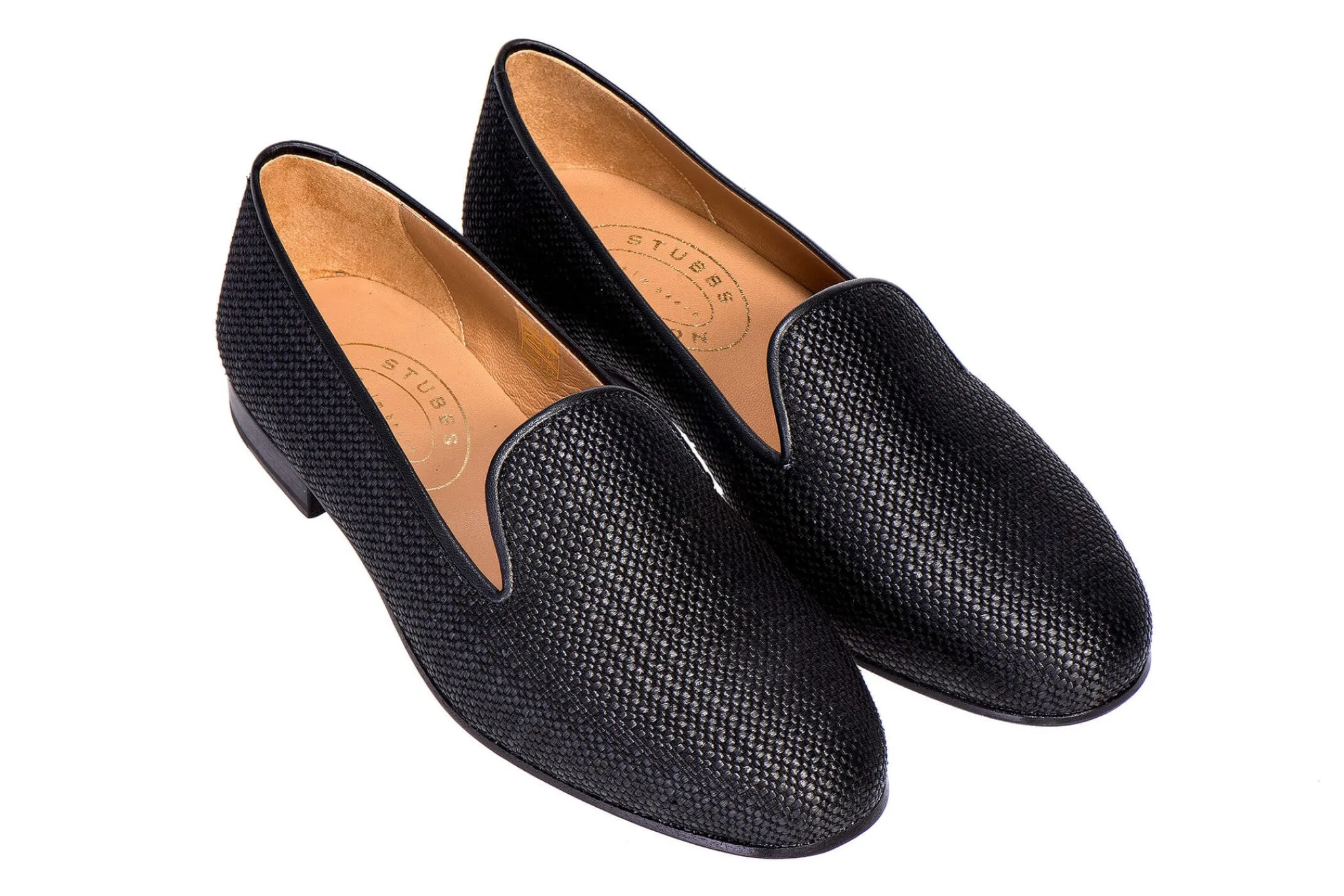 Black Raffia Slipper (Women)
