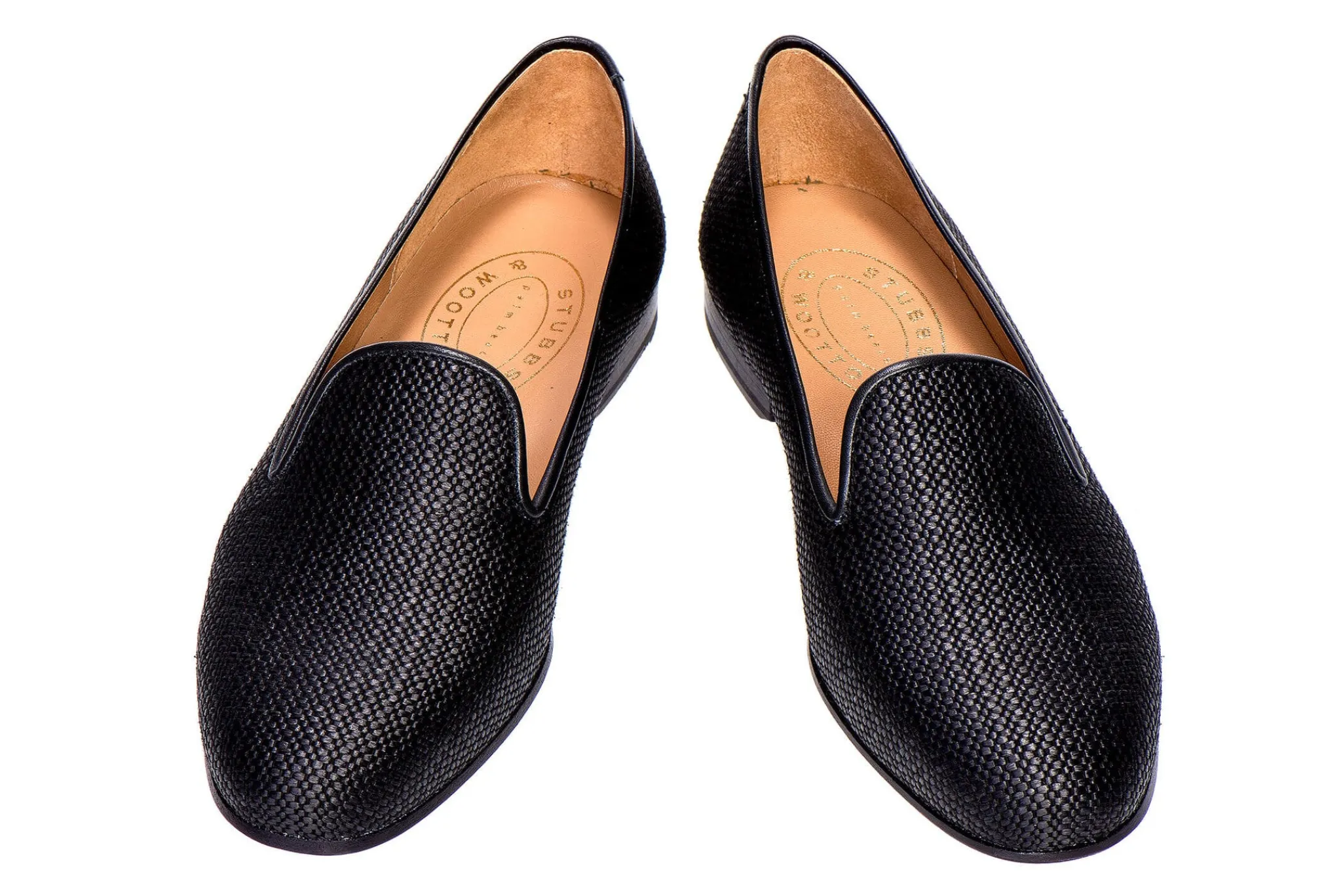 Black Raffia Slipper (Women)