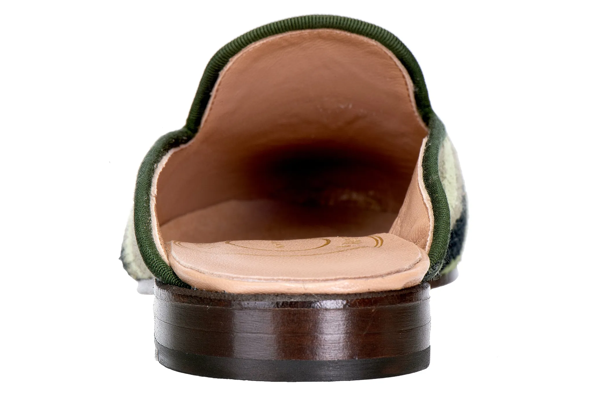 Camo Green Needlepoint Mule (Women)