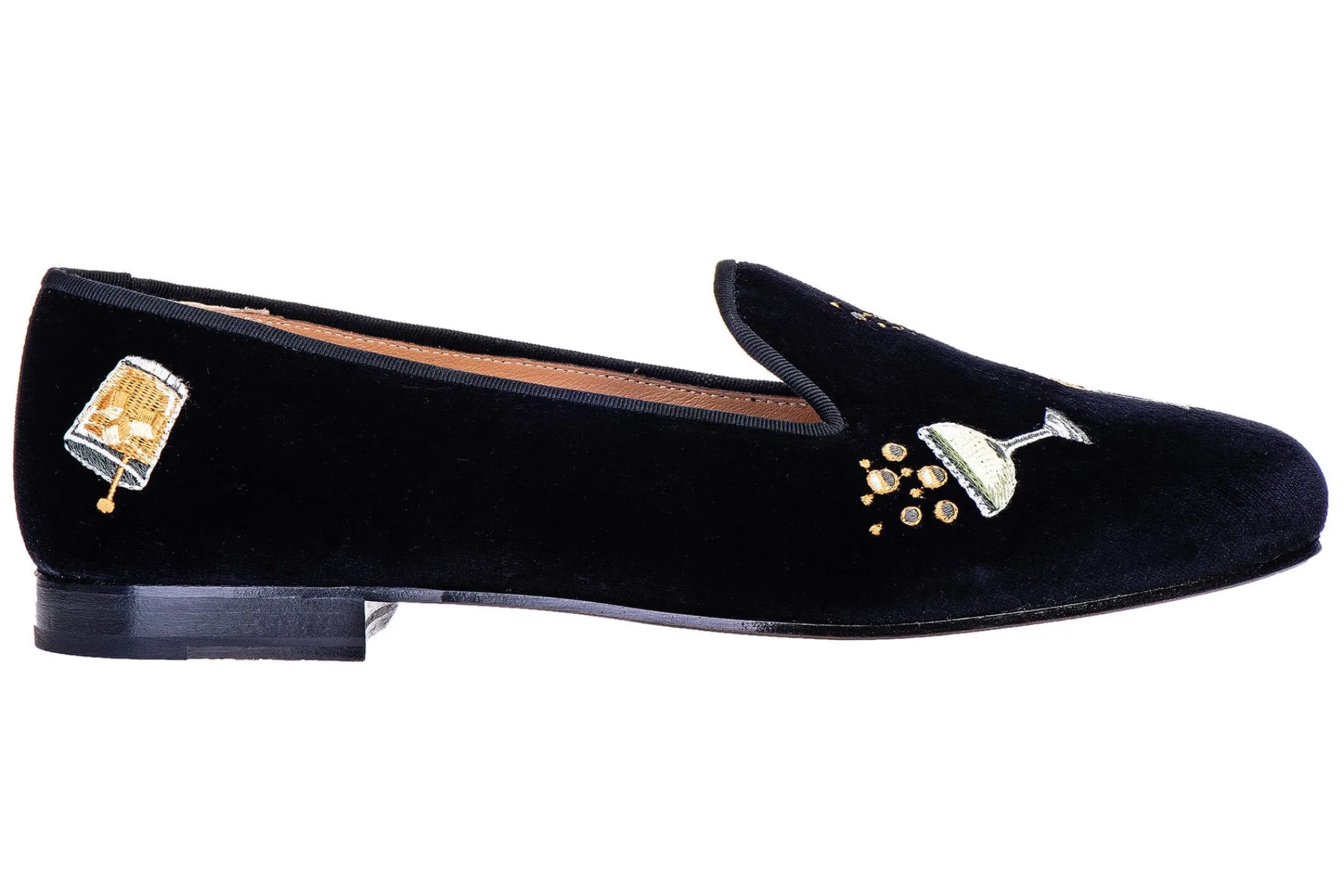 Celebrate Black Velvet Slipper (Men)