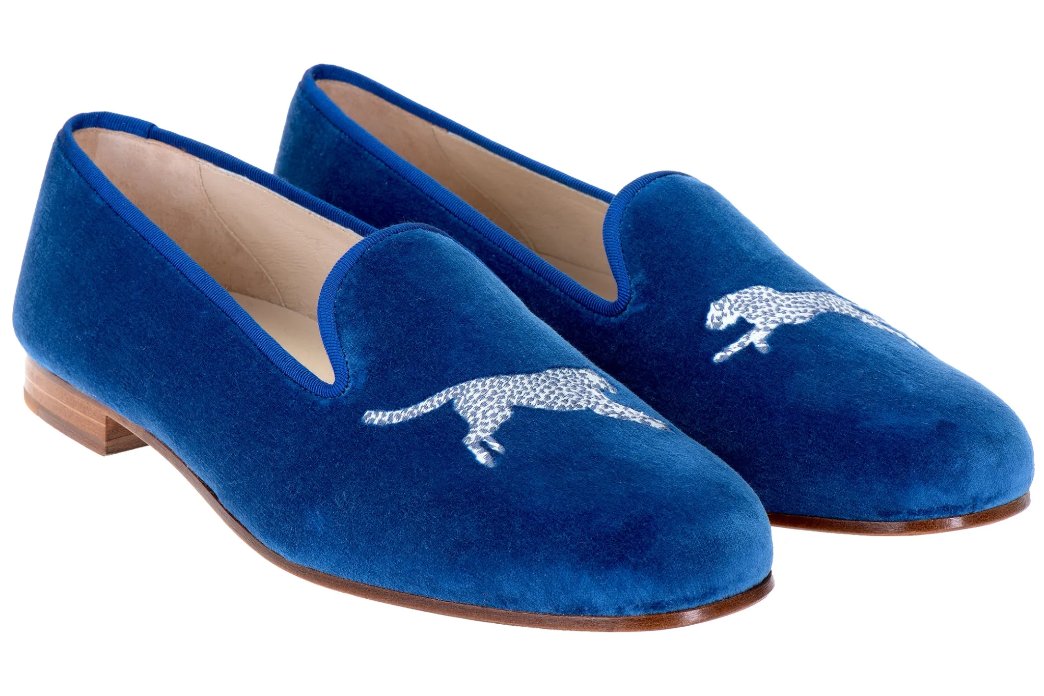 Cheetah Royal Velvet Slipper (Women)