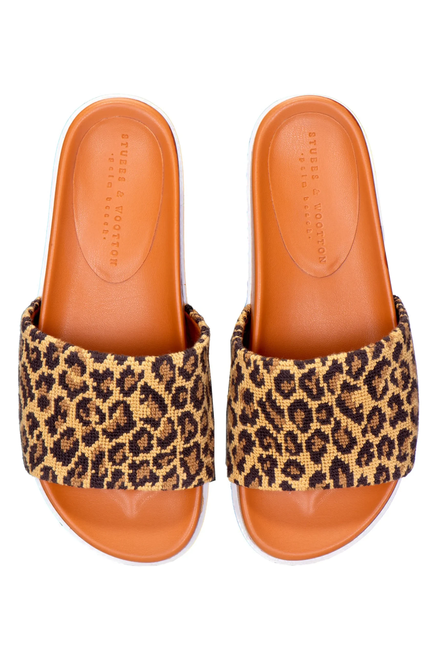 Jane Leopard Needlepoint Slip (Women)