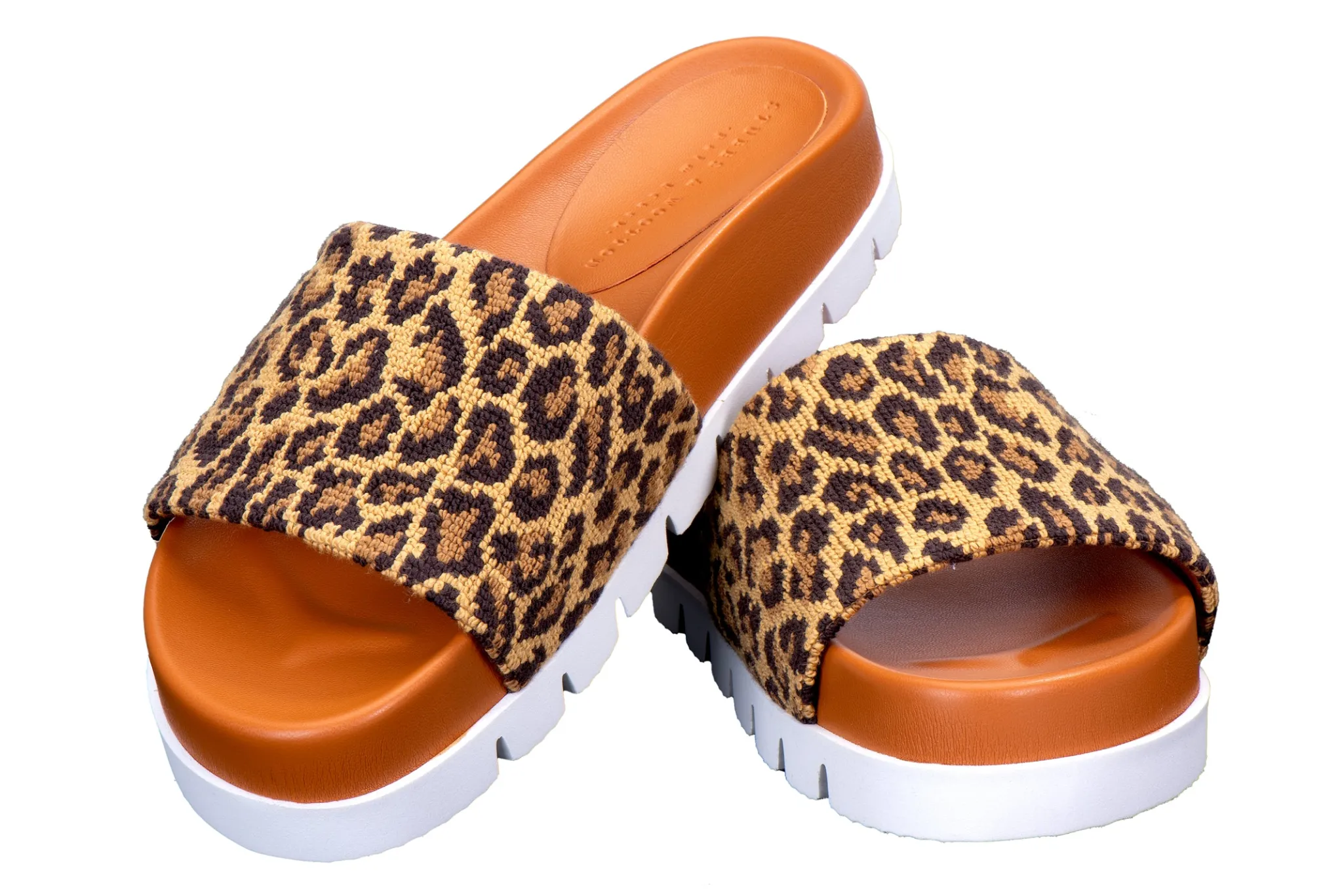 Jane Leopard Needlepoint Slip (Women)