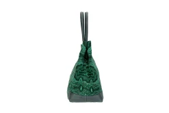 Malachite Needlepoint Tote