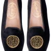 Metropolis Gold Velvet Slipper (Women)