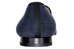 Navy Needlepoint Slipper (Men)