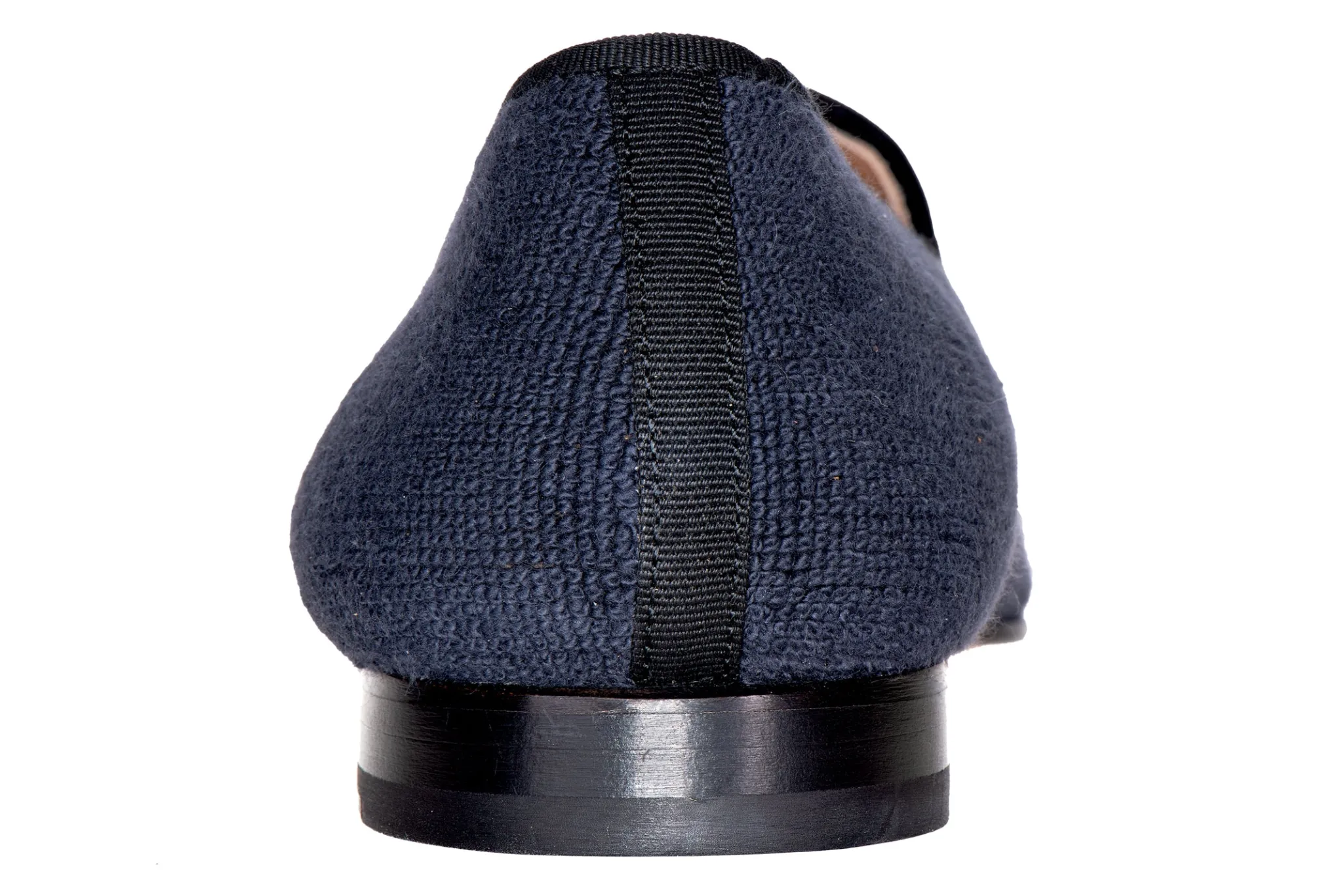 Navy Needlepoint Slipper (Men)
