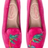 Storm Magenta Velvet Slipper (Women)