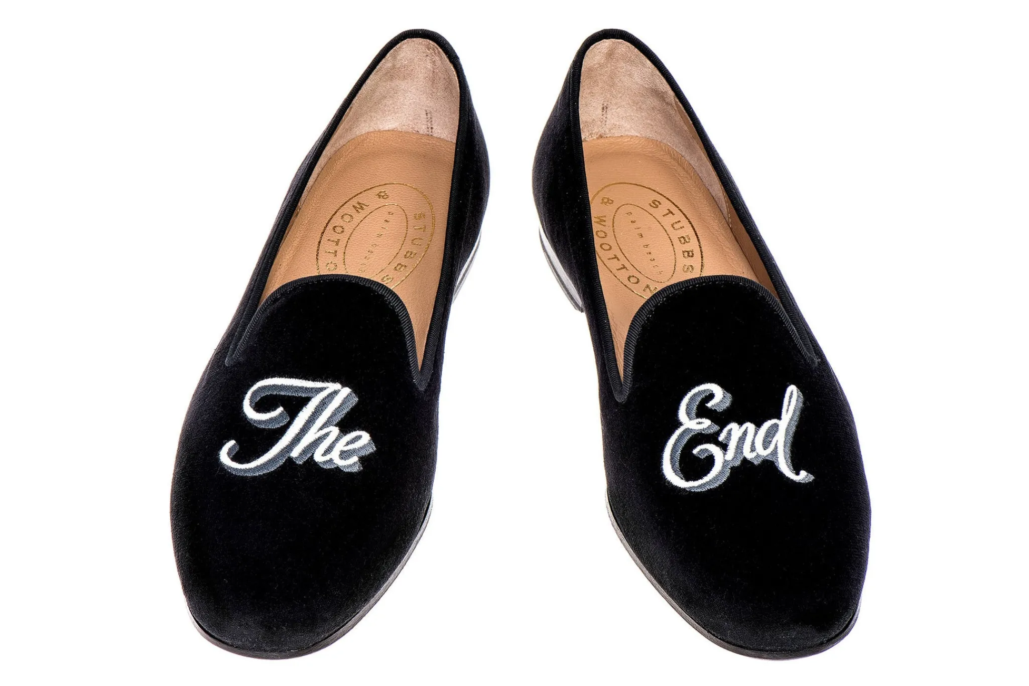 The End Black Velvet Slipper (Men)