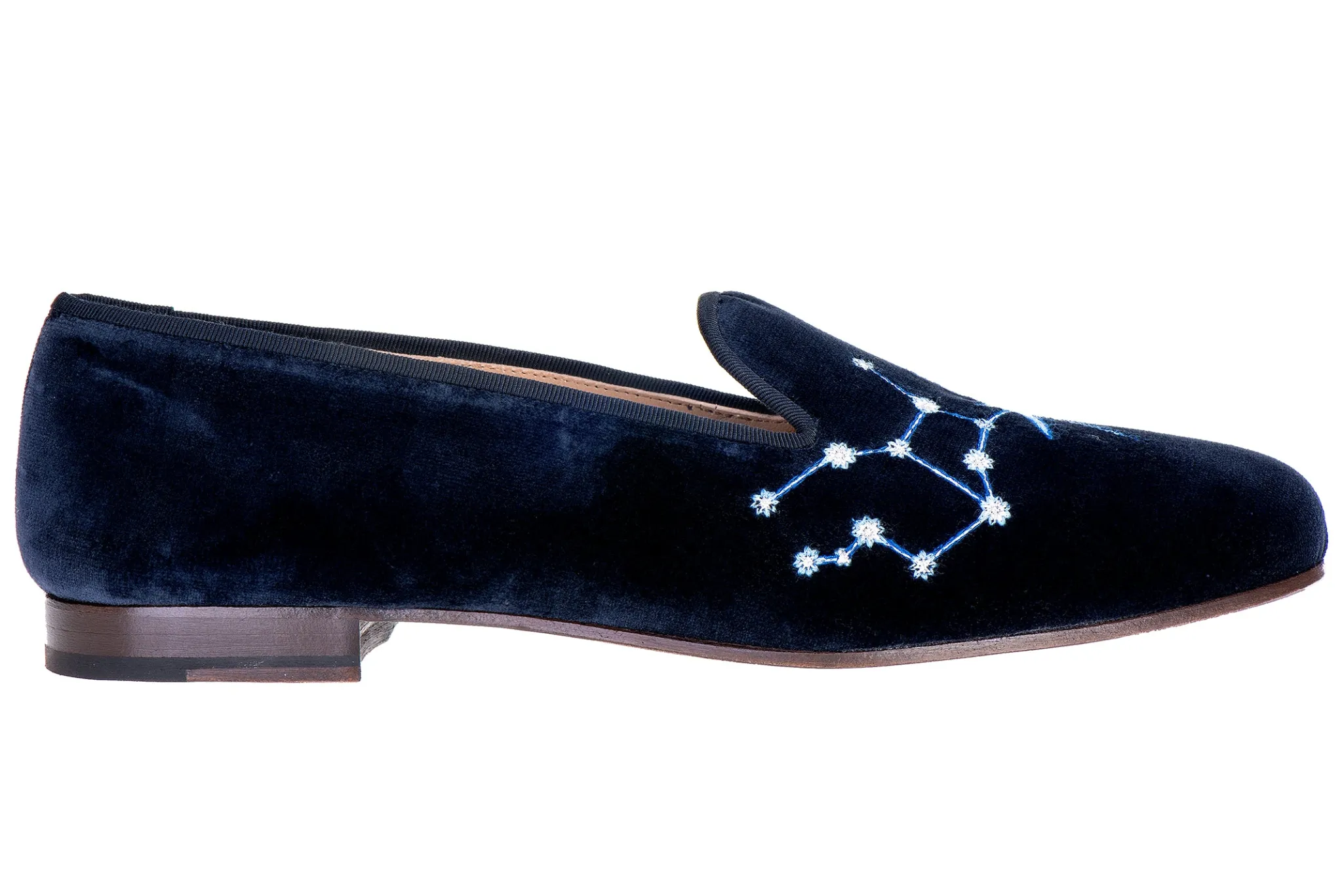 Virgo Midnight Velvet Slipper (Men)