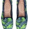 Wetlands Navy Needlepoint Slipper (Men)