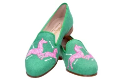 Zebras Kelly Linen Slipper (Women)