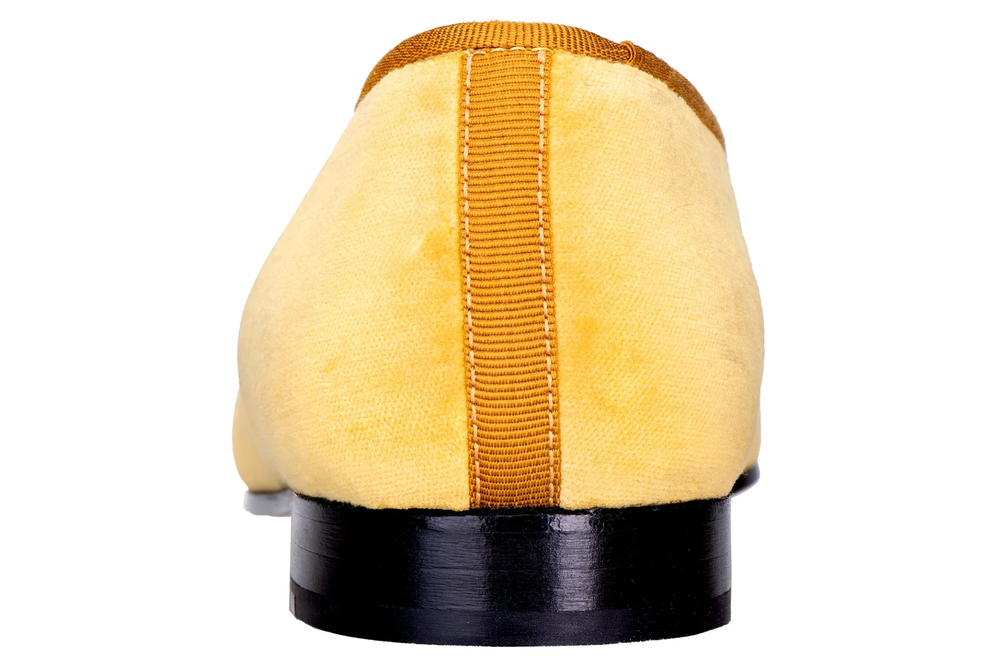 Zebras Yellow Velvet Slipper (Women)